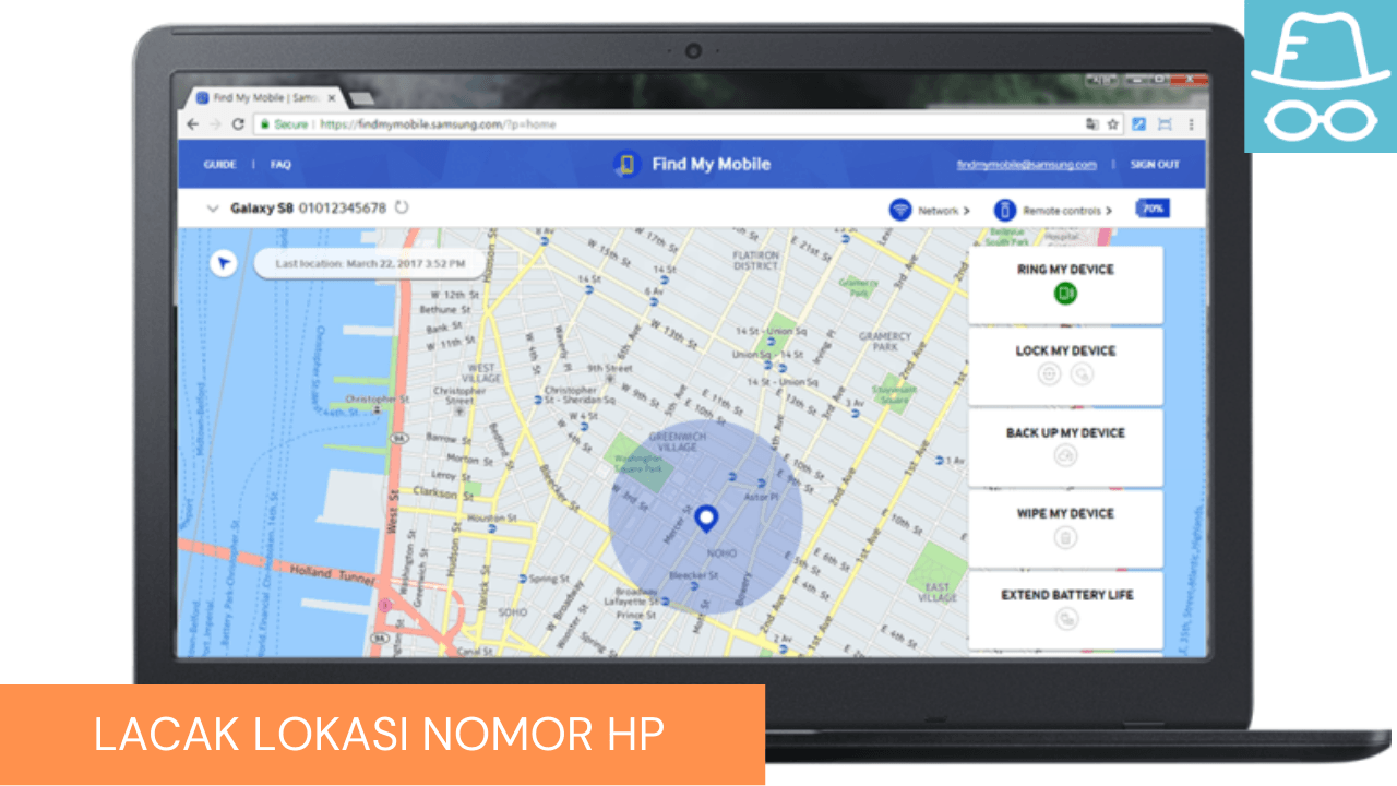 cara melacak nomor