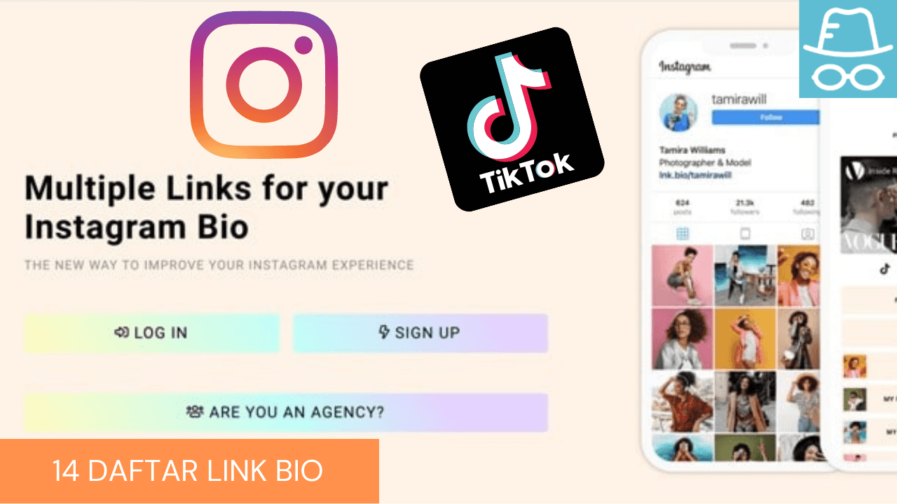 14+ link bio untuk